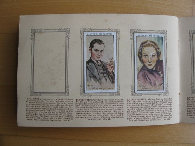 John Player & Sons - An Album Of Film Stars