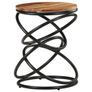 End Table 40x40x52 cm Solid Acacia Wood Image 2