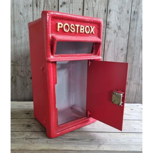 Post Box Small Cast Iron Red Insert CH R MB10 R