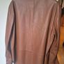 Mango Brown Leather Shirt size M Image 5