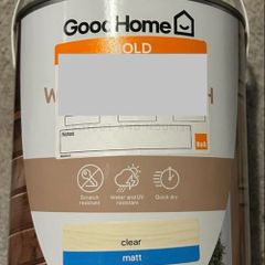 Outdoor wood varnish clear matt never opened. 2.5Ltr, 30m2
