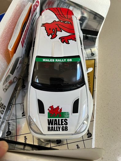 Ford Focus RS WRC 02 Wales 1/18 Burago extremely rare