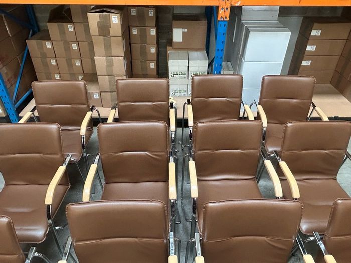 Office Chairs x 12 (Brown)