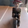 Witch on Motorcycle Figurine. Image 4