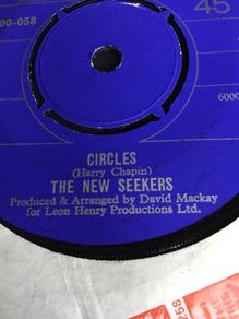 The New Seekers vinyl single record - Circles
