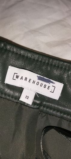 Ladies leather skirt ..Warehouse