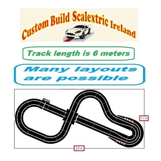 Scalextric Full Speed Set  (with F1 Cars)