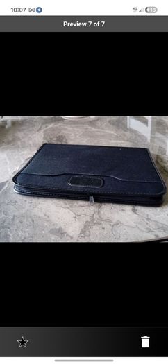 Zipped business/college organiser