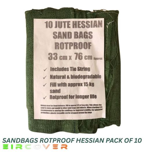 Sandbags Polypropylene 33 cm x 76 cm (13'x30')