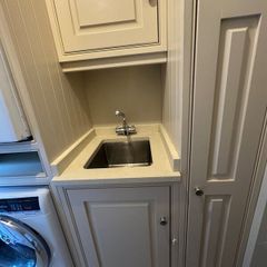 Inframe utility units, quartz surround with sink