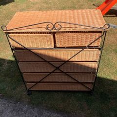 Wicker set of drawers
