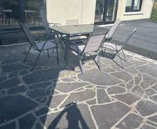 outdoor table and chairs
