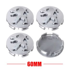 4PCS 60MM Car Alloy Wheel Center Hub Cap Badge Rim Lid Sticker For Peugeot 206 307 308 3008 207 208 SW 407 508 2008 5008 107 106 205