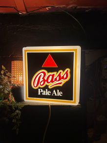 Bass pale ale pub sign