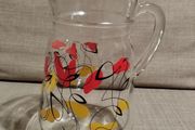 Vintage atomic glass jug