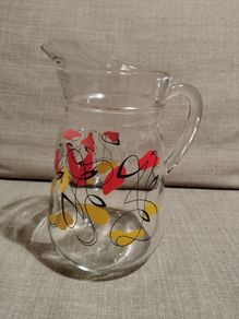 Vintage atomic glass jug