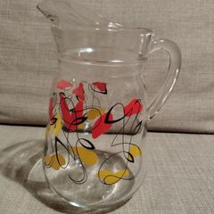 Vintage atomic glass jug