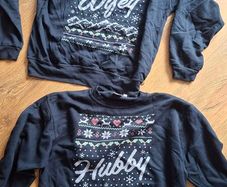 Husband & Wife Christmas jumpers
