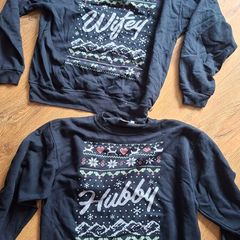 Husband & Wife Christmas jumpers