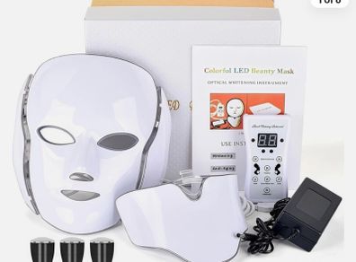 Luna & SKIN  Red Led mask face and neck