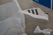 adidas light grey dark grey black campus shoes UK8.5