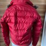 Puffer bomber jacket Polo Jeans Ralph Lauren Down Feather Warm Winter puffer Jacket with Removable Hood red size S Image 9