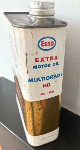 Vintage Esso 2L Oil Tin