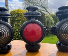 vintage Ford Model T kerosene tail lamps