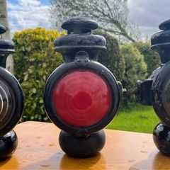 vintage Ford Model T kerosene tail lamps