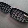 BMW 5 Series F10 F11 Kidney Grilles With M5 Badge Brand New Image 2