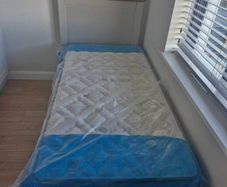 Brand New Single Bed Frame & Premium Leaba Mattress (Still in Plastic!)