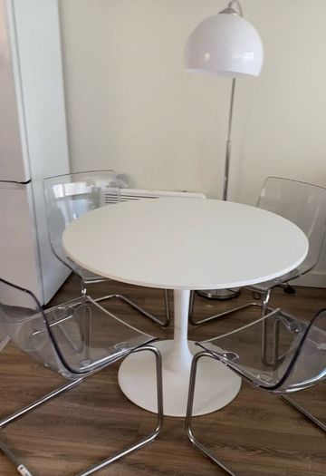 Ikea Docksta Table & Tobias Chairs