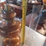 Antique Copper Oil Lamp Image 8
