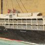 Aquitania Hand Painted Carved Sign Image 5