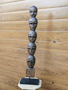 African wood ornament