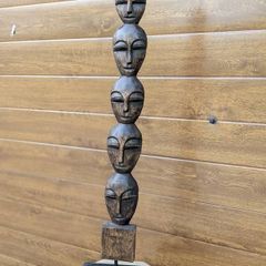 African wood ornament