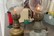 Vintage French Oil Lamps