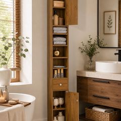 Slim Bathroom Storage Cabinet