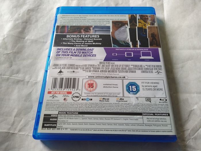 Split Blu-ray Dvd