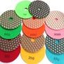100mm Dry Polishing Pads For Granite + Free Backer Image 2