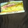 Old Rainbow Trout Lighter 1965 Amico ceramic table lighter Rainbow Trout design made in Japan. Image 2