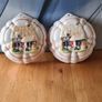 Ceramic Bowl Shaped Wall Hangings. In Mint Condition. Image 3