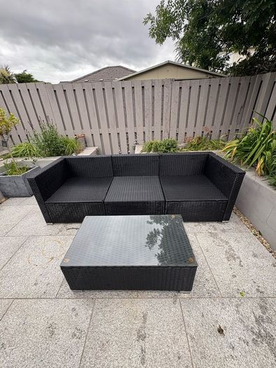 Rattan Garden Furniture with Coffee Table