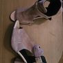 Taupe Open Toe Block Heel Sandals Image 2