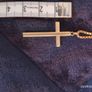9ct gold cross and chain Image 5