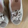 Le Babe Shoes - Peep Toe - Suede Size 5 Image 2