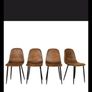 Dining chairs George Oliver Worchester Dining Chairs Set of 4 Image 3