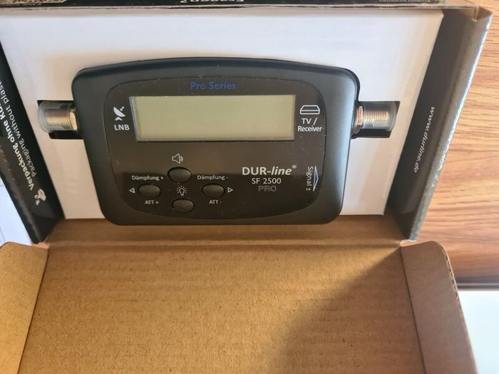 Satellite meter Satfinder Measuring Device for Exact Adjustment of Your Digital Satellite Antenna with High Input Sensitivity