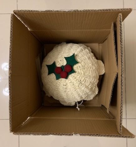 NEXT Christmas Pudding Storage Basket