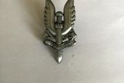 British Army Special Air Service (SAS Who Dares Wins) metal pin badge